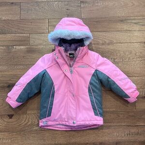 ZeroXPosur Girls Winter Jacket - Pink - Heavy Weight - Size 4/5